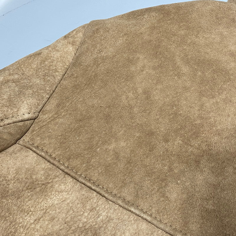 【中古品】【メンズ】 AMERICAN SHEEPHERDER アメリカンシープヘッダー SHEEPSKIN MOUTON COAT シープスキン ムートンコート USA製 146-260624-as-10-izu カラー：ブラウン 万代Net店