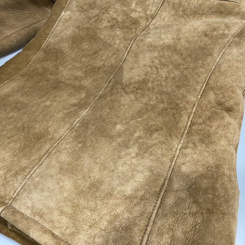 【中古品】【メンズ】 AMERICAN SHEEPHERDER アメリカンシープヘッダー SHEEPSKIN MOUTON COAT シープスキン ムートンコート USA製 146-260624-as-10-izu カラー：ブラウン 万代Net店