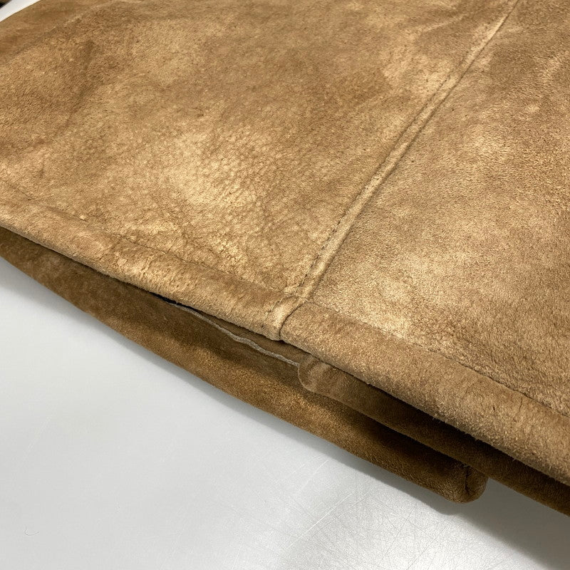 【中古品】【メンズ】 AMERICAN SHEEPHERDER アメリカンシープヘッダー SHEEPSKIN MOUTON COAT シープスキン ムートンコート USA製 146-260624-as-10-izu カラー：ブラウン 万代Net店