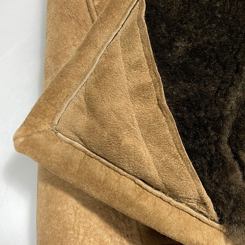 【中古品】【メンズ】 AMERICAN SHEEPHERDER アメリカンシープヘッダー SHEEPSKIN MOUTON COAT シープスキン ムートンコート USA製 146-260624-as-10-izu カラー：ブラウン 万代Net店