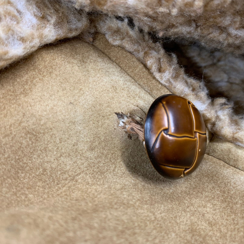 【現状渡し品】【メンズ】 FINGERHUT FASHIONS フィンガーハット ファッションズ 60S USA製 くるみボタン RANCH COAT ランチコート アウター 146-260423-ya-15-izu サイズ：44 カラー：ベージュ 万代Net店