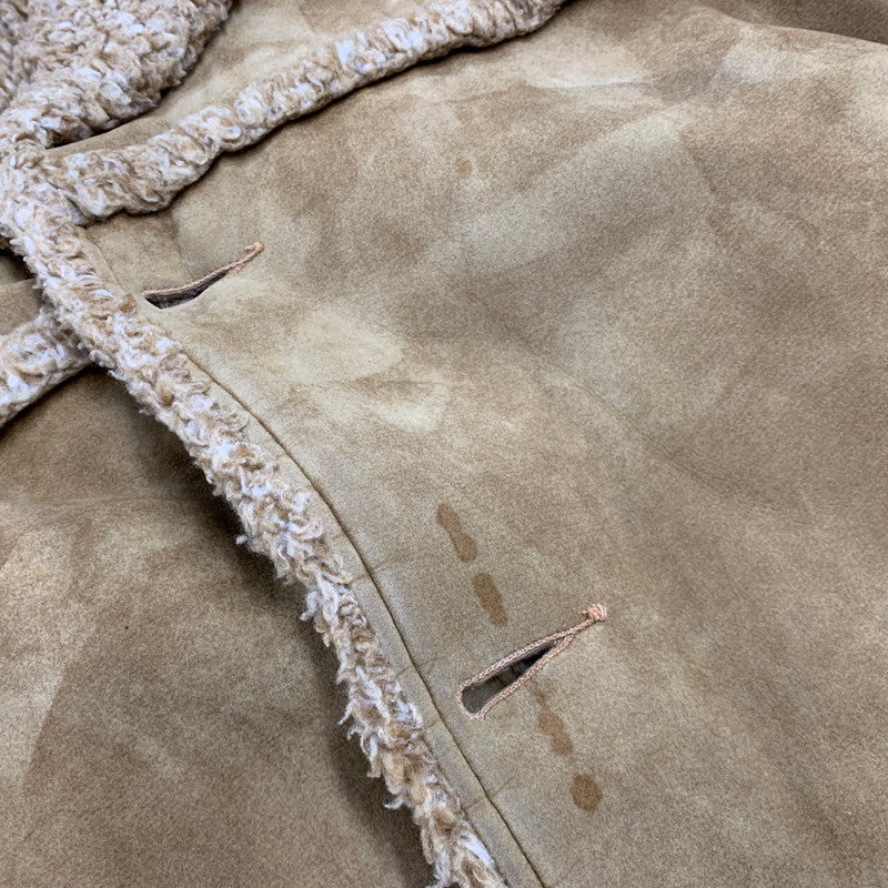 【現状渡し品】【メンズ】 FINGERHUT FASHIONS フィンガーハット ファッションズ 60S USA製 くるみボタン RANCH COAT ランチコート アウター 146-260423-ya-15-izu サイズ：44 カラー：ベージュ 万代Net店