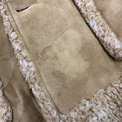 【現状渡し品】【メンズ】 FINGERHUT FASHIONS フィンガーハット ファッションズ 60S USA製 くるみボタン RANCH COAT ランチコート アウター 146-260423-ya-15-izu サイズ：44 カラー：ベージュ 万代Net店