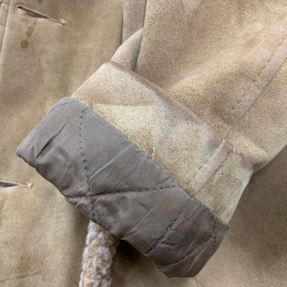 【現状渡し品】【メンズ】 FINGERHUT FASHIONS フィンガーハット ファッションズ 60S USA製 くるみボタン RANCH COAT ランチコート アウター 146-260423-ya-15-izu サイズ：44 カラー：ベージュ 万代Net店
