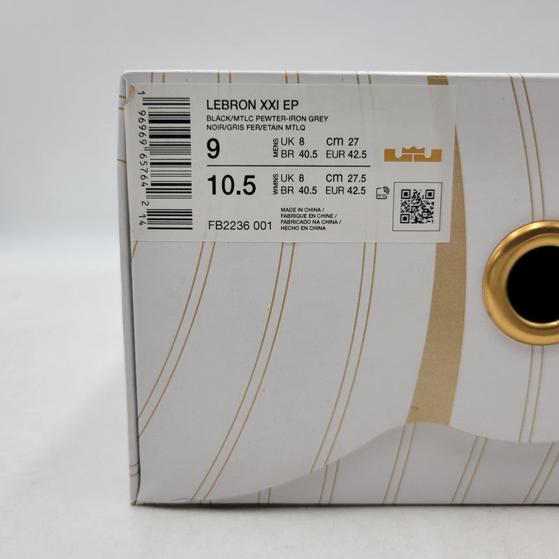 【中古品】【メンズ】 NIKE ナイキ LEBRON 21 "TAHITIAN" FB2236-001 レブロン 21 スニーカー シューズ 靴 160-260424-ay-06-izu サイズ：27cm カラー：BLACK/MTLC PEWTER-IRON GREY 万代Net店