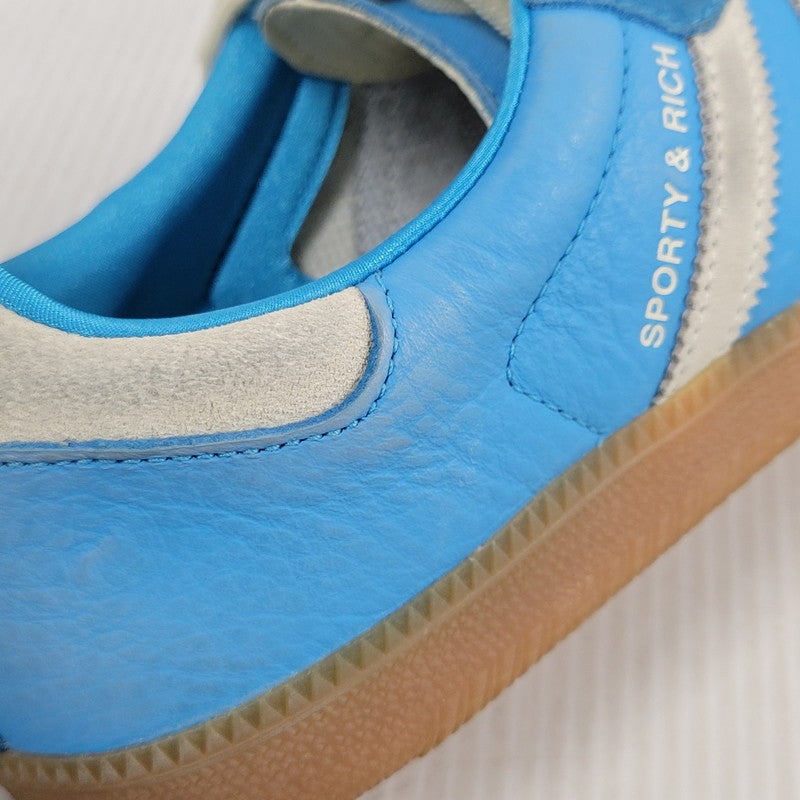 【中古品】【メンズ】 adidas アディダス × SPORTY&RICH スポーティーアンドリッチ SAMBA OG IE6975 サンバ OG スニーカー シューズ 靴 161-260430-as-07-izu サイズ：27.5cm カラー：BLURUS/CWHITE/GUM3 万代Net店