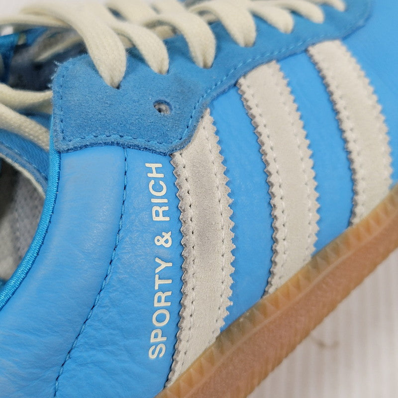 【中古品】【メンズ】 adidas アディダス × SPORTY&RICH スポーティーアンドリッチ SAMBA OG IE6975 サンバ OG スニーカー シューズ 靴 161-260430-as-07-izu サイズ：27.5cm カラー：BLURUS/CWHITE/GUM3 万代Net店