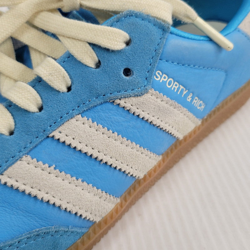 【中古品】【メンズ】 adidas アディダス × SPORTY&RICH スポーティーアンドリッチ SAMBA OG IE6975 サンバ OG スニーカー シューズ 靴 161-260430-as-07-izu サイズ：27.5cm カラー：BLURUS/CWHITE/GUM3 万代Net店