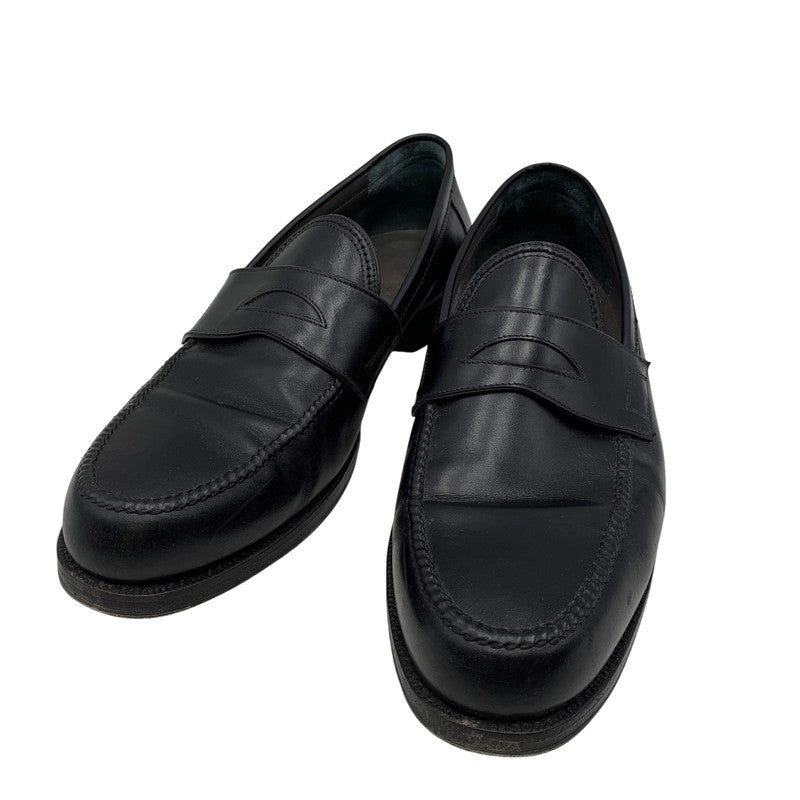 【中古品】【メンズ】 F.LLI GIACOMETTI フラテッリジャコメッティ COIN LOAFERS コイン ローファー 靴 164-260614-kh-01-izu サイズ：43 カラー：ブラック 万代Net店