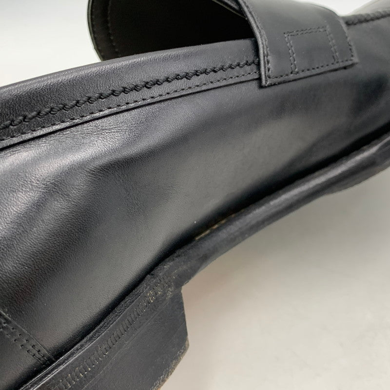 【中古品】【メンズ】 F.LLI GIACOMETTI フラテッリジャコメッティ COIN LOAFERS コイン ローファー 靴 164-260614-kh-01-izu サイズ：43 カラー：ブラック 万代Net店