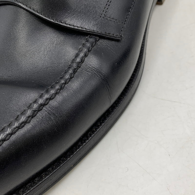 【中古品】【メンズ】 F.LLI GIACOMETTI フラテッリジャコメッティ COIN LOAFERS コイン ローファー 靴 164-260614-kh-01-izu サイズ：43 カラー：ブラック 万代Net店