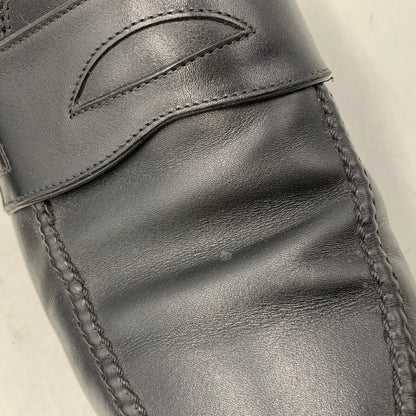 【中古品】【メンズ】 F.LLI GIACOMETTI フラテッリジャコメッティ COIN LOAFERS コイン ローファー 靴 164-260614-kh-01-izu サイズ：43 カラー：ブラック 万代Net店