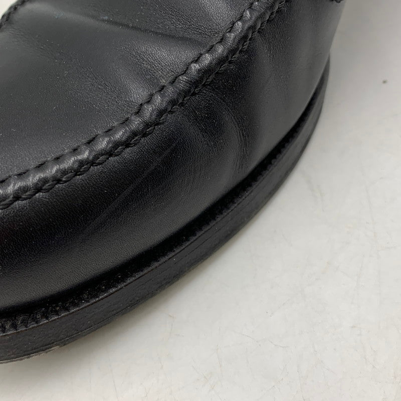 【中古品】【メンズ】 F.LLI GIACOMETTI フラテッリジャコメッティ COIN LOAFERS コイン ローファー 靴 164-260614-kh-01-izu サイズ：43 カラー：ブラック 万代Net店