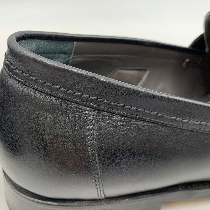 【中古品】【メンズ】 F.LLI GIACOMETTI フラテッリジャコメッティ COIN LOAFERS コイン ローファー 靴 164-260614-kh-01-izu サイズ：43 カラー：ブラック 万代Net店
