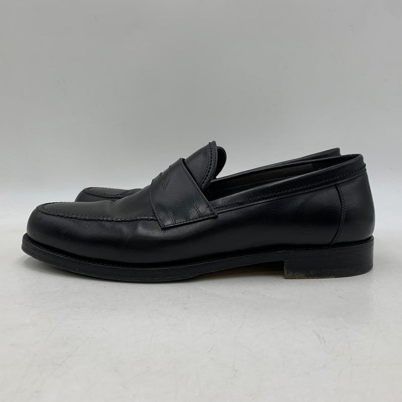 【中古品】【メンズ】 F.LLI GIACOMETTI フラテッリジャコメッティ COIN LOAFERS コイン ローファー 靴 164-260614-kh-01-izu サイズ：43 カラー：ブラック 万代Net店