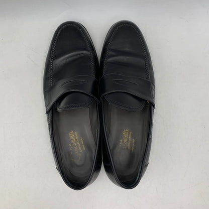 【中古品】【メンズ】 F.LLI GIACOMETTI フラテッリジャコメッティ COIN LOAFERS コイン ローファー 靴 164-260614-kh-01-izu サイズ：43 カラー：ブラック 万代Net店