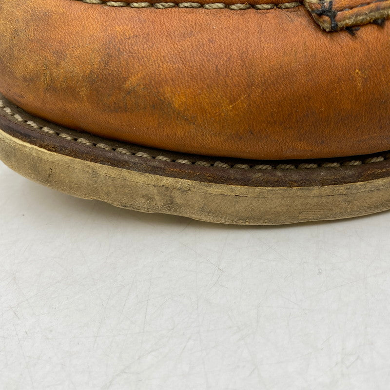 【現状渡し品】【レディース】 RED WING レッドウィング 875 90S 刺繍縦羽タグ USA製 IRISHSETTER アイリッシュセッター ブーツ シューズ 靴 164-260609-cs-06-izu サイズ：US 6E カラー：ブラウン 万代Net店