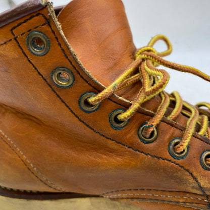 【現状渡し品】【レディース】 RED WING レッドウィング 875 90S 刺繍縦羽タグ USA製 IRISHSETTER アイリッシュセッター ブーツ シューズ 靴 164-260609-cs-06-izu サイズ：US 6E カラー：ブラウン 万代Net店