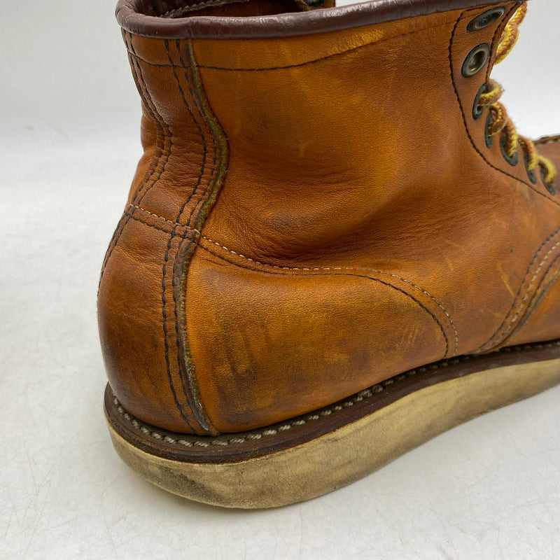 【現状渡し品】【レディース】 RED WING レッドウィング 875 90S 刺繍縦羽タグ USA製 IRISHSETTER アイリッシュセッター ブーツ シューズ 靴 164-260609-cs-06-izu サイズ：US 6E カラー：ブラウン 万代Net店