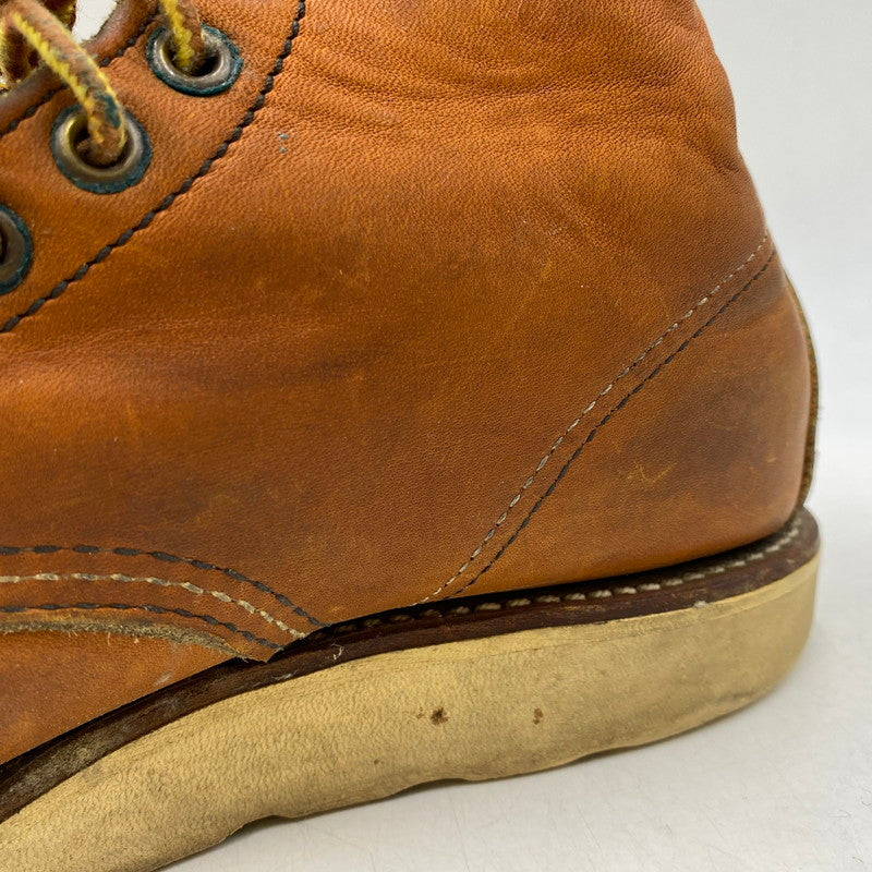 【現状渡し品】【レディース】 RED WING レッドウィング 875 90S 刺繍縦羽タグ USA製 IRISHSETTER アイリッシュセッター ブーツ シューズ 靴 164-260609-cs-06-izu サイズ：US 6E カラー：ブラウン 万代Net店