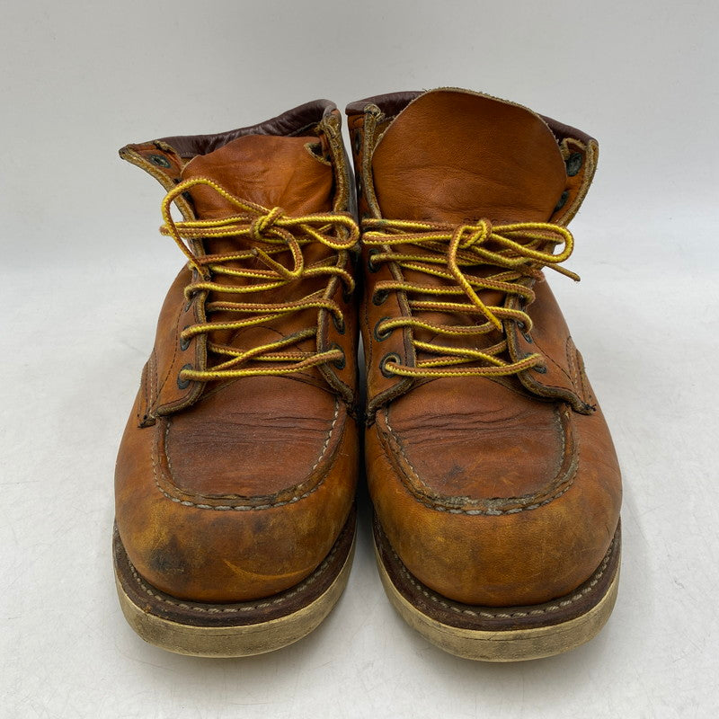 【現状渡し品】【レディース】 RED WING レッドウィング 875 90S 刺繍縦羽タグ USA製 IRISHSETTER アイリッシュセッター ブーツ シューズ 靴 164-260609-cs-06-izu サイズ：US 6E カラー：ブラウン 万代Net店