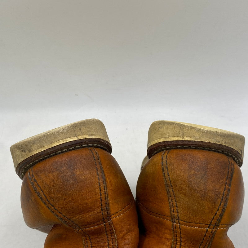 【現状渡し品】【レディース】 RED WING レッドウィング 875 90S 刺繍縦羽タグ USA製 IRISHSETTER アイリッシュセッター ブーツ シューズ 靴 164-260609-cs-06-izu サイズ：US 6E カラー：ブラウン 万代Net店