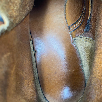【現状渡し品】【レディース】 RED WING レッドウィング 875 90S 刺繍縦羽タグ USA製 IRISHSETTER アイリッシュセッター ブーツ シューズ 靴 164-260609-cs-06-izu サイズ：US 6E カラー：ブラウン 万代Net店