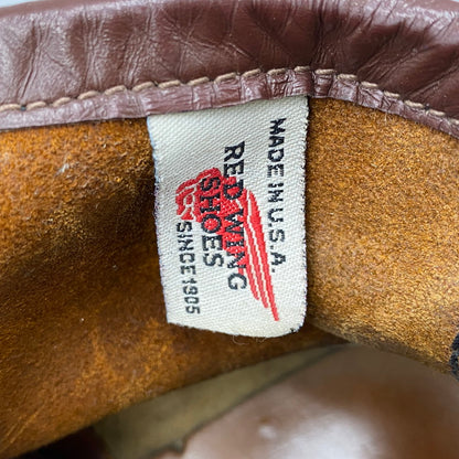 【現状渡し品】【レディース】 RED WING レッドウィング 875 90S 刺繍縦羽タグ USA製 IRISHSETTER アイリッシュセッター ブーツ シューズ 靴 164-260609-cs-06-izu サイズ：US 6E カラー：ブラウン 万代Net店
