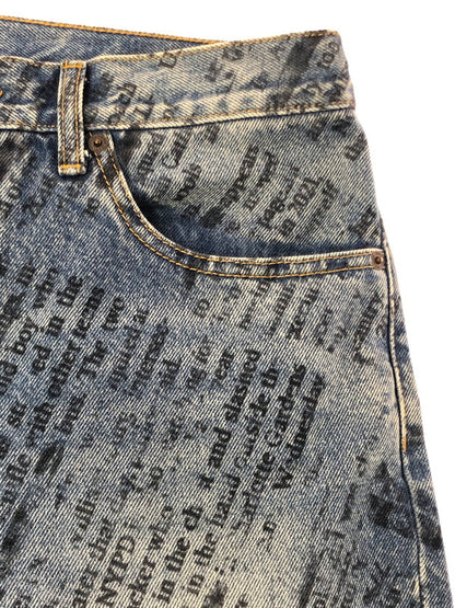 【中古品】【メンズ】 SUPREME シュプリーム 25SS　REGULAR JEAN NEWSPAPER レギュラー ジーンズ ニュースペーパー ボトムス 149-260610-rt-19-tagh サイズ：32 カラー：レッド 万代Net店