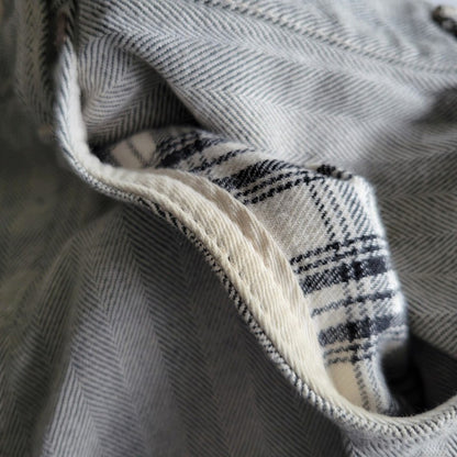 【中古品】【メンズ】 EVISU エヴィス HERRINGBONE DENIM PANTS LOT.2007 ヘリンボーン デニムパンツ 新恵美寿神頭 156-260623-as-23-izu サイズ：32×35 カラー：グレー系 万代Net店