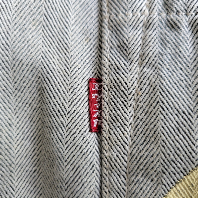 【中古品】【メンズ】 EVISU エヴィス HERRINGBONE DENIM PANTS LOT.2007 ヘリンボーン デニムパンツ 新恵美寿神頭 156-260623-as-23-izu サイズ：32×35 カラー：グレー系 万代Net店