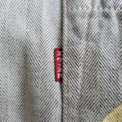 【中古品】【メンズ】 EVISU エヴィス HERRINGBONE DENIM PANTS LOT.2007 ヘリンボーン デニムパンツ 新恵美寿神頭 156-260623-as-23-izu サイズ：32×35 カラー：グレー系 万代Net店