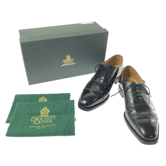 【中古品】【メンズ】 CROCKETT&JONES クロケット&ジョーンズ HALLAM 5057 12 ハラム ドレスシューズ靴 164-260627-na-05-tagh サイズ：8.5 カラー：BLACK 万代Net店
