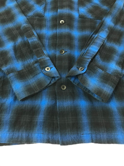 【中古品】【メンズ】 × WIND AND SEA ウィンダンシー コラボ CHECK L/S SHIRT 201AQWSN-SHM01S チェック ロングスリーブ シャツ 長袖 シャツ 142-260625-YY-06-tagh サイズ：L カラー：ブルー 万代Net店