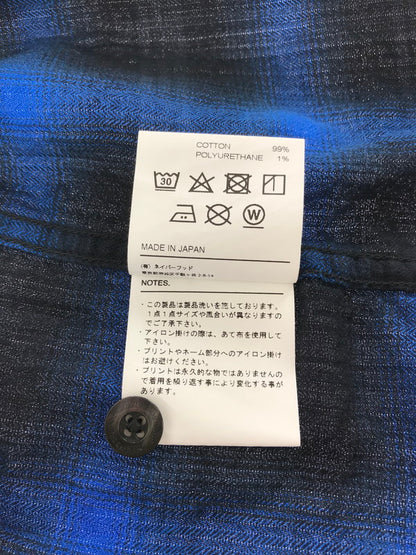 【中古品】【メンズ】 × WIND AND SEA ウィンダンシー コラボ CHECK L/S SHIRT 201AQWSN-SHM01S チェック ロングスリーブ シャツ 長袖 シャツ 142-260625-YY-06-tagh サイズ：L カラー：ブルー 万代Net店