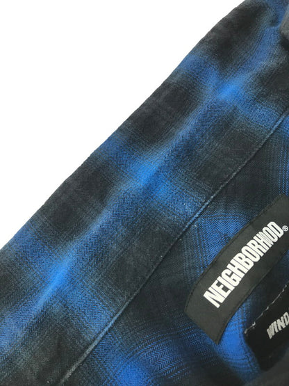 【中古品】【メンズ】 × WIND AND SEA ウィンダンシー コラボ CHECK L/S SHIRT 201AQWSN-SHM01S チェック ロングスリーブ シャツ 長袖 シャツ 142-260625-YY-06-tagh サイズ：L カラー：ブルー 万代Net店