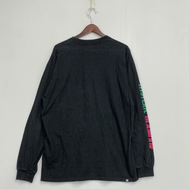 【中古品】【メンズ】 HYSTERIC GLAMOUR ヒステリック グラマー × WIND AND SEA ウィンダンシー 02203CL14 20AW GRAPHIC L S TEE グラフィック ロングスリーブ Tシャツ トップス 長袖 140-260612-ya-03-izu サイズ：L カラー：ブラック 万代Net店