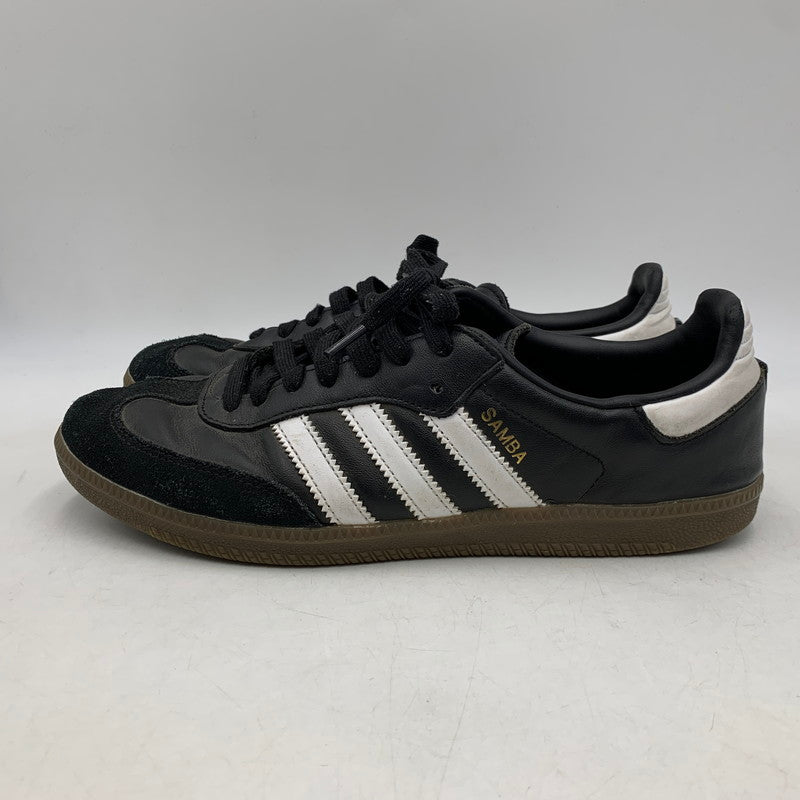 【現状渡し品】【メンズ】 ADIDAS アディダス B75807 SAMBA OG サンバ オージー スニーカー シューズ 靴 161-260625-ya-15-izu サイズ：27.5cm カラー：CORE BLACK CLOUD WHITE GUM 万代Net店