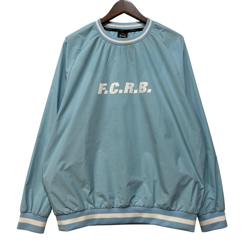 【中古品】【メンズ】 F.C.REAL.BRISTOL エフシー リアル ブリストル FCRB-222009 22AW AUTHENTIC LOGO RIBBED TRAINING オーセンティック ロゴ リブド トレーニング トップス 長袖 142-260712-ya-14-izu サイズ：M カラー：ライトブルー 万代Net店