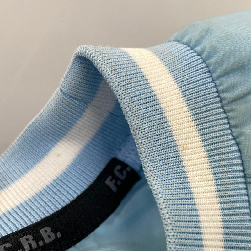【中古品】【メンズ】 F.C.REAL.BRISTOL エフシー リアル ブリストル FCRB-222009 22AW AUTHENTIC LOGO RIBBED TRAINING オーセンティック ロゴ リブド トレーニング トップス 長袖 142-260712-ya-14-izu サイズ：M カラー：ライトブルー 万代Net店