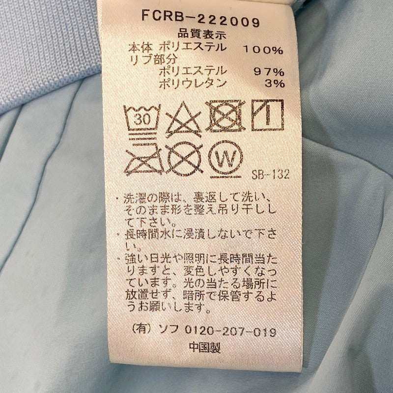 【中古品】【メンズ】 F.C.REAL.BRISTOL エフシー リアル ブリストル FCRB-222009 22AW AUTHENTIC LOGO RIBBED TRAINING オーセンティック ロゴ リブド トレーニング トップス 長袖 142-260712-ya-14-izu サイズ：M カラー：ライトブルー 万代Net店