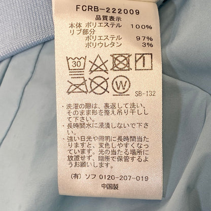 【中古品】【メンズ】 F.C.REAL.BRISTOL エフシー リアル ブリストル FCRB-222009 22AW AUTHENTIC LOGO RIBBED TRAINING オーセンティック ロゴ リブド トレーニング トップス 長袖 142-260712-ya-14-izu サイズ：M カラー：ライトブルー 万代Net店