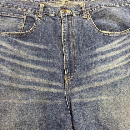 【中古品】【メンズ】 A BATHING APE アベイシングエイプ CITY TO CITY STRAIGHT DENIM PANTS シティ トゥ シティ ストレート デニム パンツ ボトムス ズボン 153-260622-cs-19-izu サイズ：XL カラー：インディゴ 万代Net店