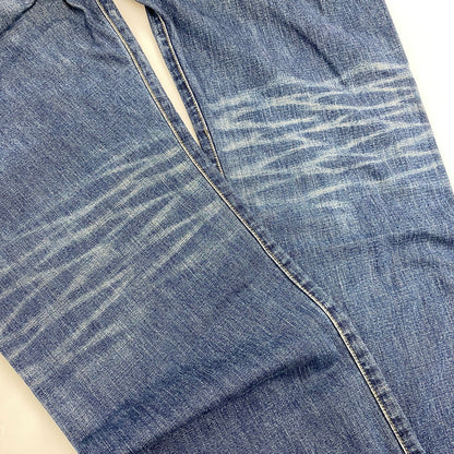 【中古品】【メンズ】 A BATHING APE アベイシングエイプ CITY TO CITY STRAIGHT DENIM PANTS シティ トゥ シティ ストレート デニム パンツ ボトムス ズボン 153-260622-cs-19-izu サイズ：XL カラー：インディゴ 万代Net店