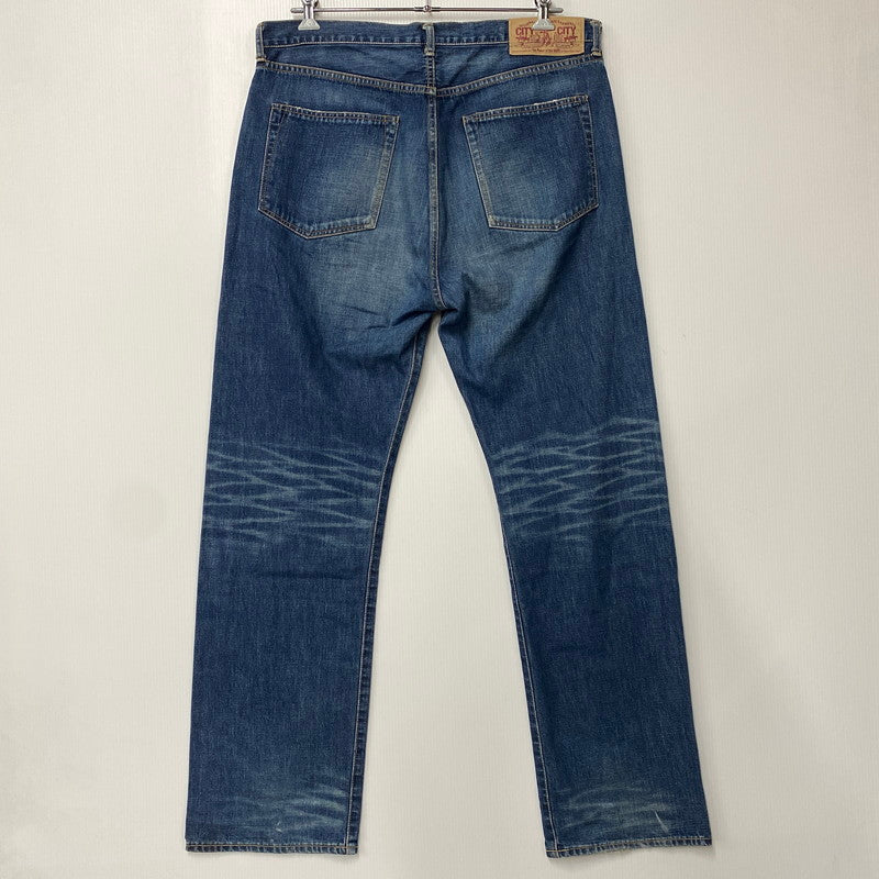 【中古品】【メンズ】 A BATHING APE アベイシングエイプ CITY TO CITY STRAIGHT DENIM PANTS シティ トゥ シティ ストレート デニム パンツ ボトムス ズボン 153-260622-cs-19-izu サイズ：XL カラー：インディゴ 万代Net店