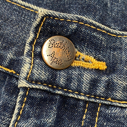 【中古品】【メンズ】 A BATHING APE アベイシングエイプ CITY TO CITY STRAIGHT DENIM PANTS シティ トゥ シティ ストレート デニム パンツ ボトムス ズボン 153-260622-cs-19-izu サイズ：XL カラー：インディゴ 万代Net店