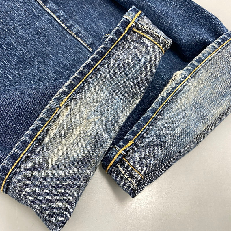 【中古品】【メンズ】 A BATHING APE アベイシングエイプ CITY TO CITY STRAIGHT DENIM PANTS シティ トゥ シティ ストレート デニム パンツ ボトムス ズボン 153-260622-cs-19-izu サイズ：XL カラー：インディゴ 万代Net店