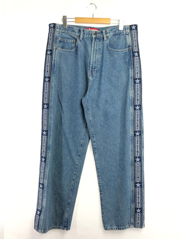 【中古品】【メンズ】 SUPREME シュプリーム 23AW SNAP-OFF BAGGY JEAN スナップ オフ バギー ジーンズ ボトムス 149-260610-rt-21-tagh サイズ：32 カラー：インディゴ 万代Net店