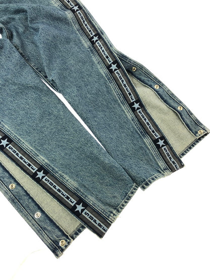 【中古品】【メンズ】 SUPREME シュプリーム 23AW SNAP-OFF BAGGY JEAN スナップ オフ バギー ジーンズ ボトムス 149-260610-rt-21-tagh サイズ：32 カラー：インディゴ 万代Net店