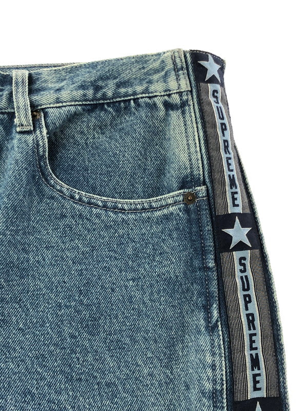 【中古品】【メンズ】 SUPREME シュプリーム 23AW SNAP-OFF BAGGY JEAN スナップ オフ バギー ジーンズ ボトムス 149-260610-rt-21-tagh サイズ：32 カラー：インディゴ 万代Net店